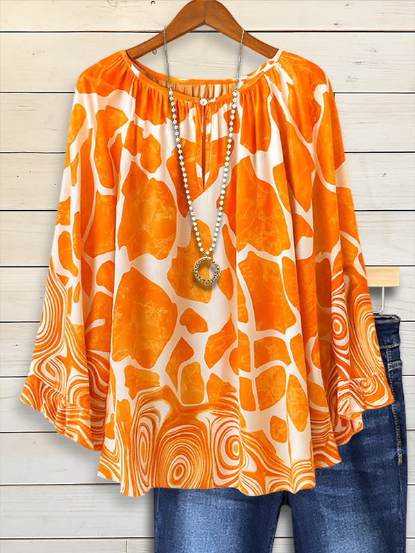 Sunlight Flow Fashion Blouse