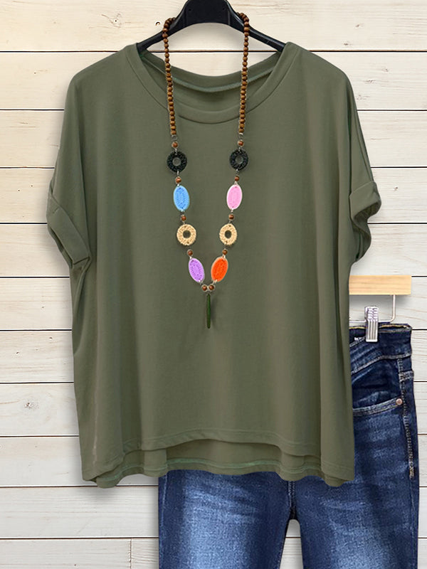 Olive Breeze Relaxed Tee