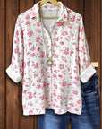 Sunlit Petals Cotton Shirt
