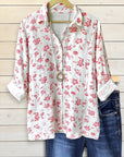 Sunlit Petals Cotton Shirt