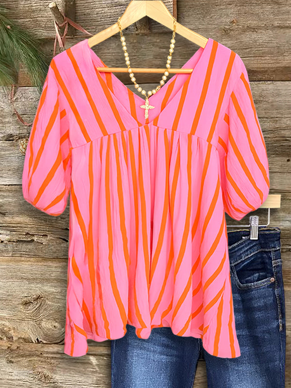 Sunset Breeze Stripe Top
