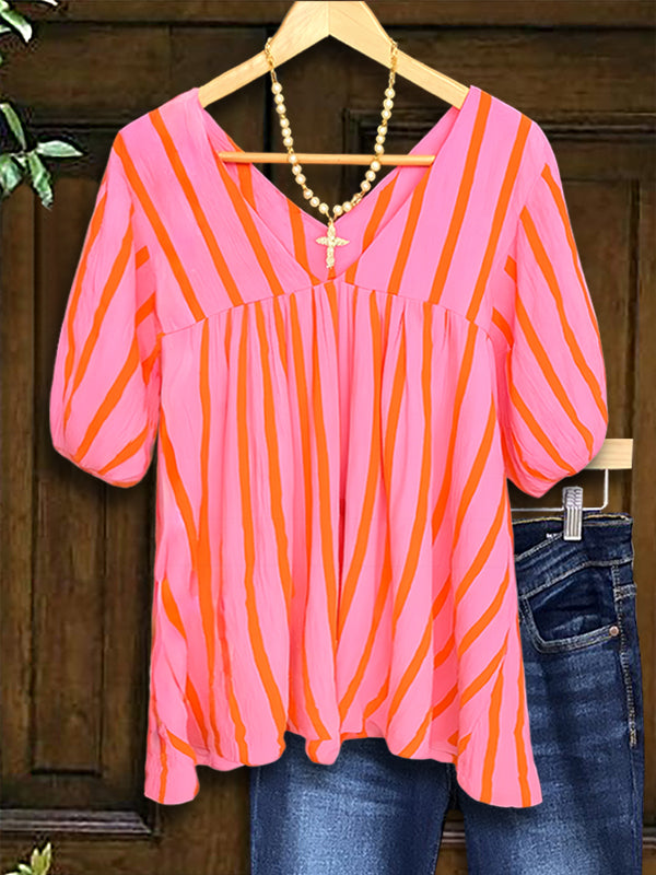 Sunset Breeze Stripe Top