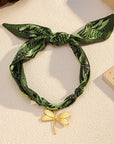 Elegant Floral Scarf Necklace