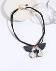 Art Butterfly Pendant Necklace