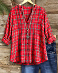 Classic Red Plaid Shirt