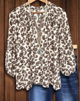 Classic Leopard Print Blouse