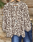 Classic Leopard Print Blouse