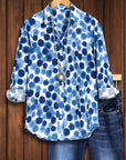Ocean Dots Button-Up Shirt