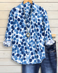 Ocean Dots Button-Up Shirt