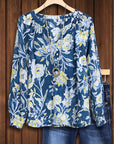 Artistic Floral Casual Blouse