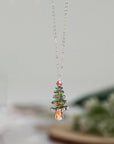 Sparkling Christmas Tree Necklace