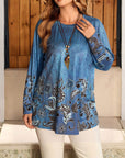 Boho Garden Crewneck Top