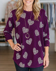 Heart Cozy Long Sleeve Top