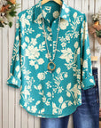 Coastal Breeze Roll-Tab Sleeve Shirt