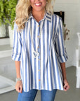Coastal Stripe Relaxed Shirt