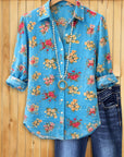 Sky Garden Button-Up Shirt