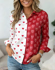 Half-and-Heart Statement Shirt