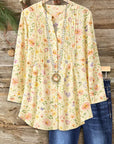 Sunshine Meadow Pintuck Blouse