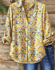 Golden Paisley Classic Shirt