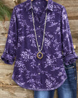 Lavender Breeze Floral Blouse