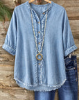 Modern Prairie Denim Blouse