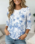 Blue Porcelain Garden Top