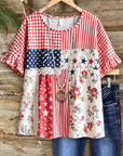Stars & Stripes Patchwork Top