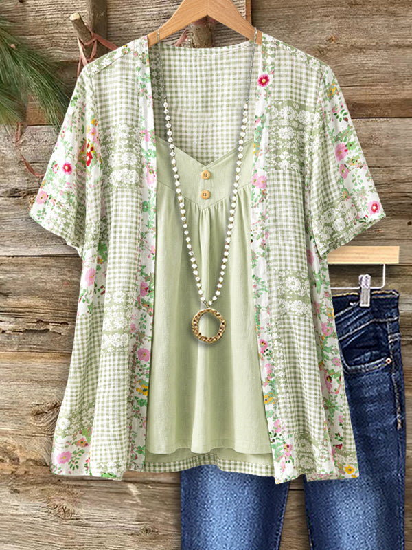 Sage Garden Kimono Top