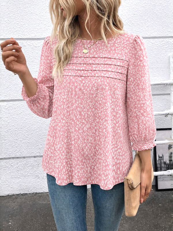 Blush Meadow Puff Top