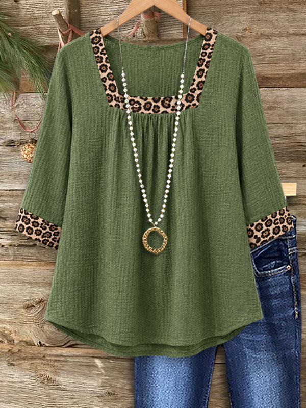 Olive Wild Charm Top