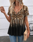 Wild Charm V-Neck Top
