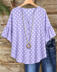 Lavender Dot Delight Top
