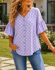 Lavender Dot Delight Top