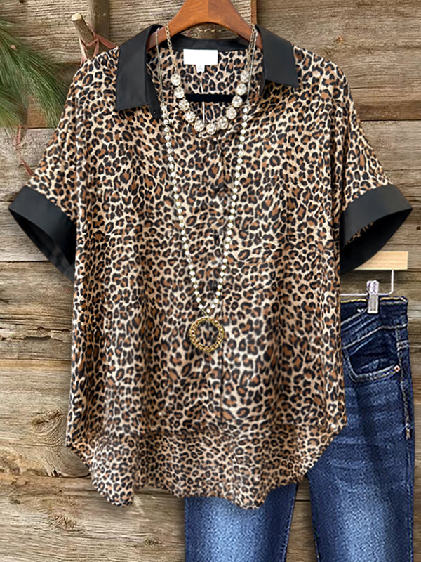 Wild Chic Leopard Blouse