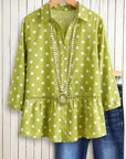 Lime Grove Peplum Blouse