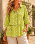 Lime Grove Peplum Blouse