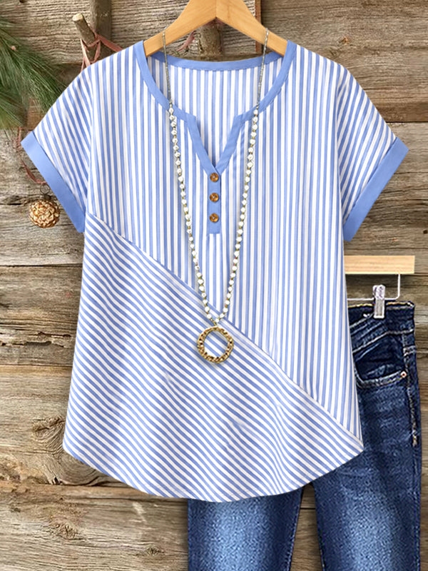 Coastal Breeze Stripe Top