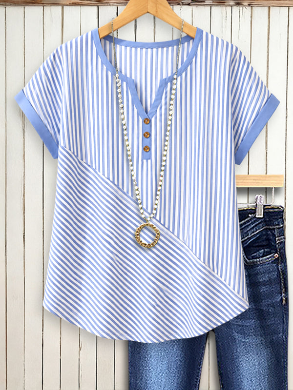 Coastal Breeze Stripe Top