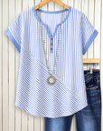 Coastal Breeze Stripe Top