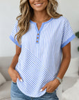 Coastal Breeze Stripe Top