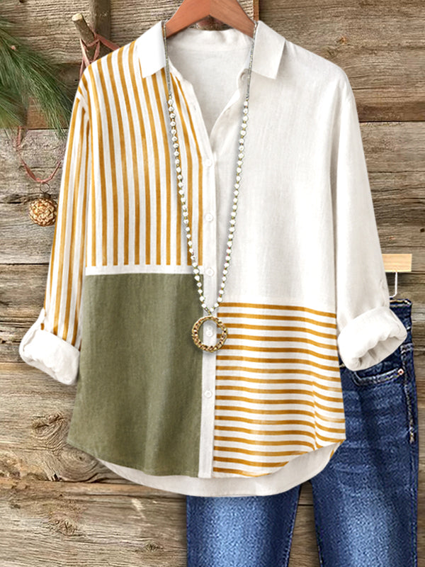 Golden Harbor Colorblock Shirt