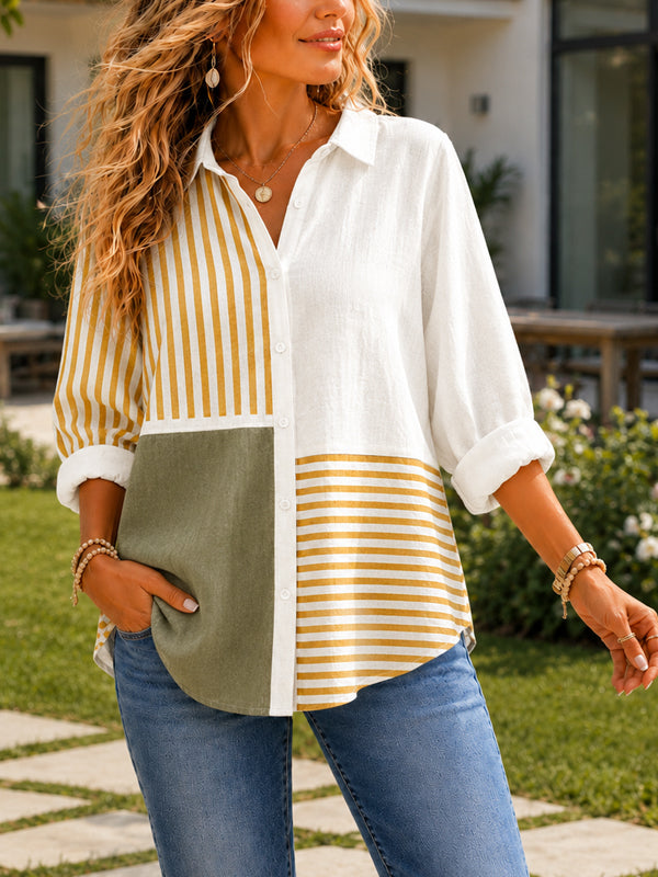 Golden Harbor Colorblock Shirt