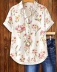 Meadow Bloom Floral Camp Shirt