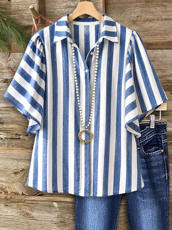 Seaside Breeze Stripe Blouse