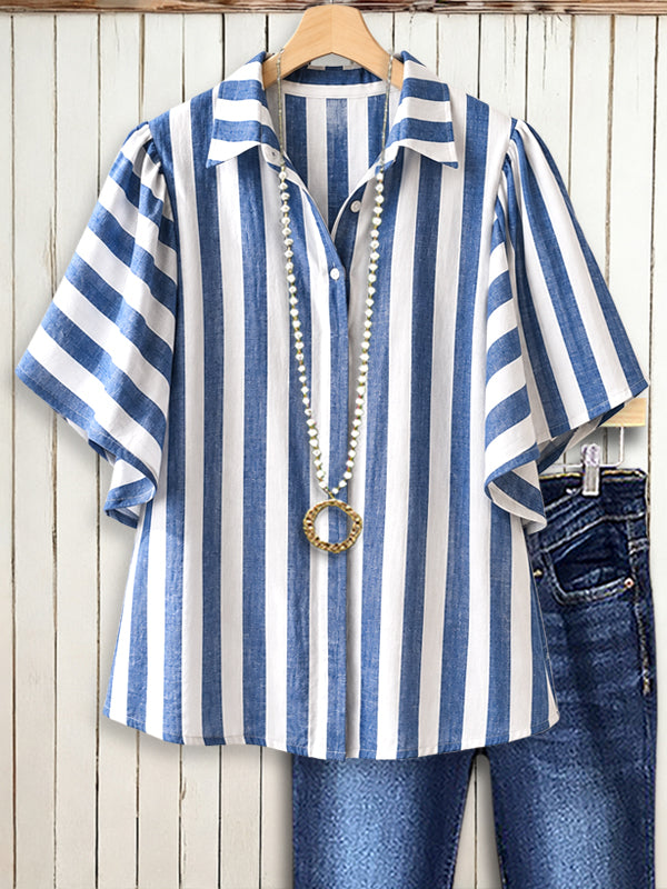 Seaside Breeze Stripe Blouse