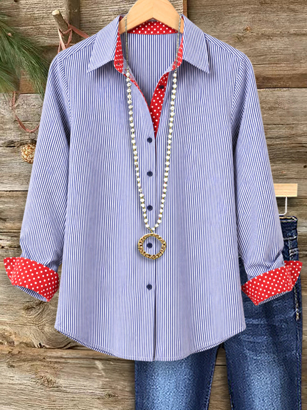Harbor Stripe Contrast Shirt