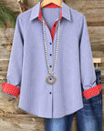 Harbor Stripe Contrast Shirt