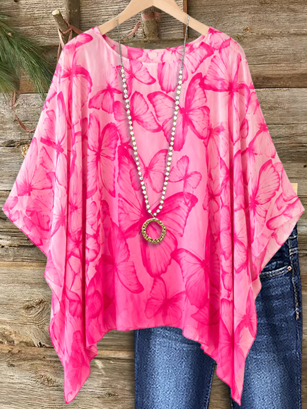 Pink Butterfly Breeze Top