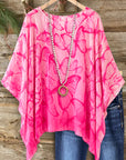 Pink Butterfly Breeze Top