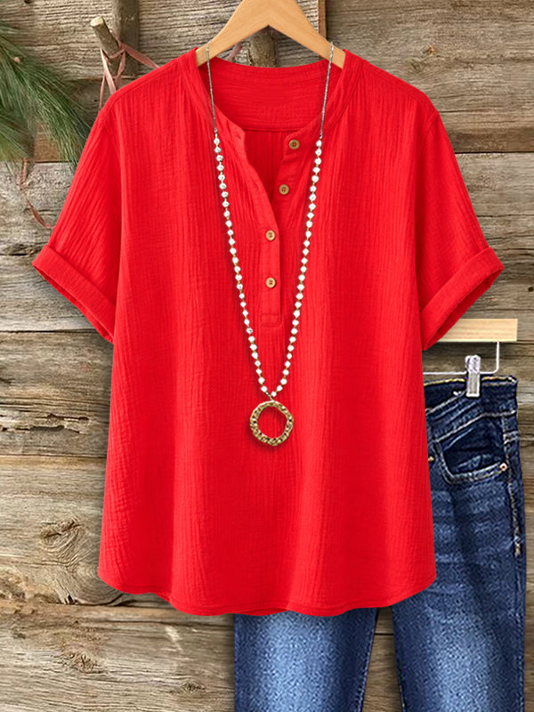 Sunset Glow Henley Top